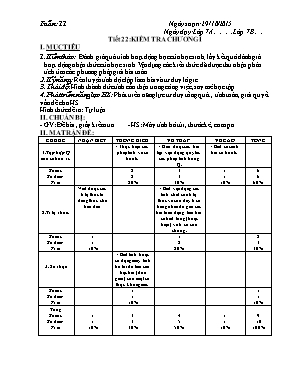 Đề kiểm tra năm học 2015-2016 môn Toán lớp 7